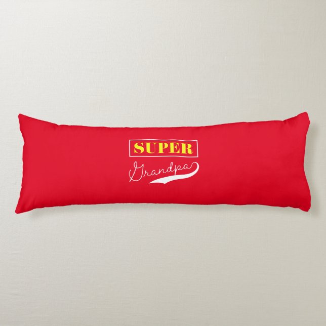 Super Grandpa Body Cushion (Front)