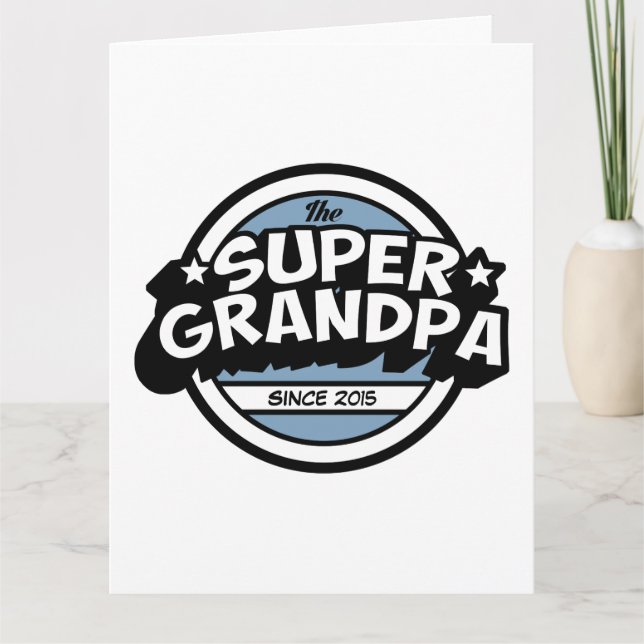 Super Grandpa Card (Front)