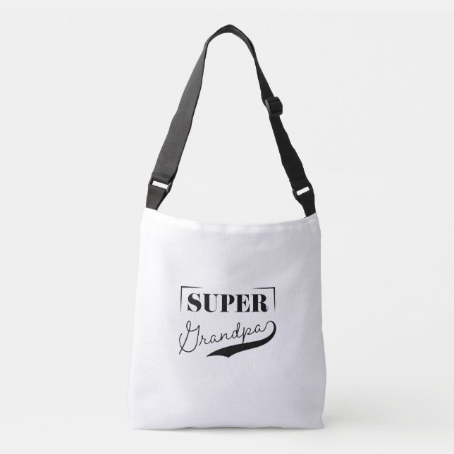 Super Grandpa Crossbody Bag (Front)