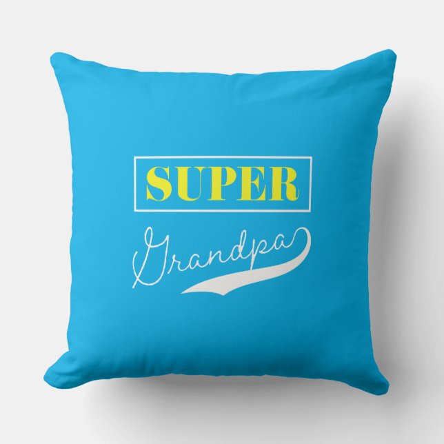 Super Grandpa Cushion (Front)