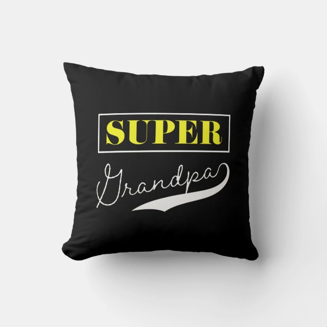 Super Grandpa Cushion (Front)