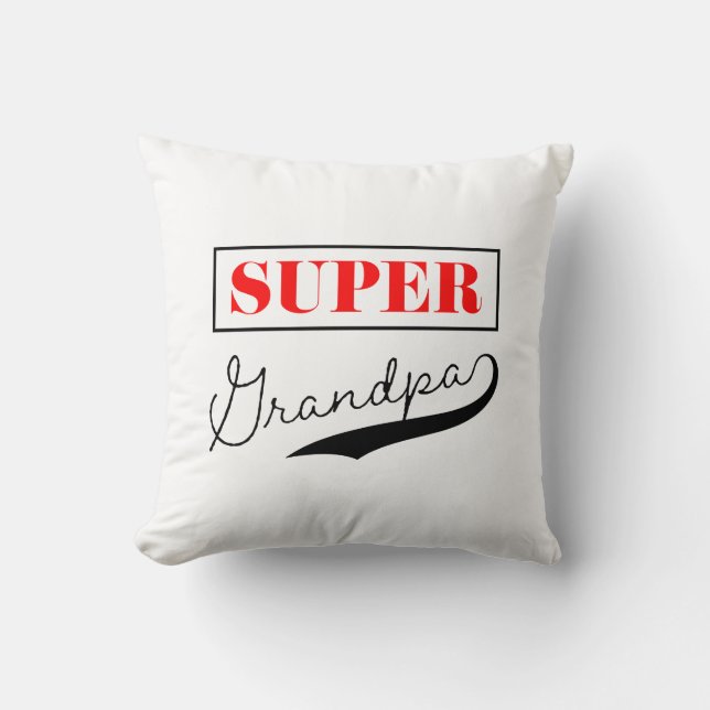 Super Grandpa Cushion (Front)