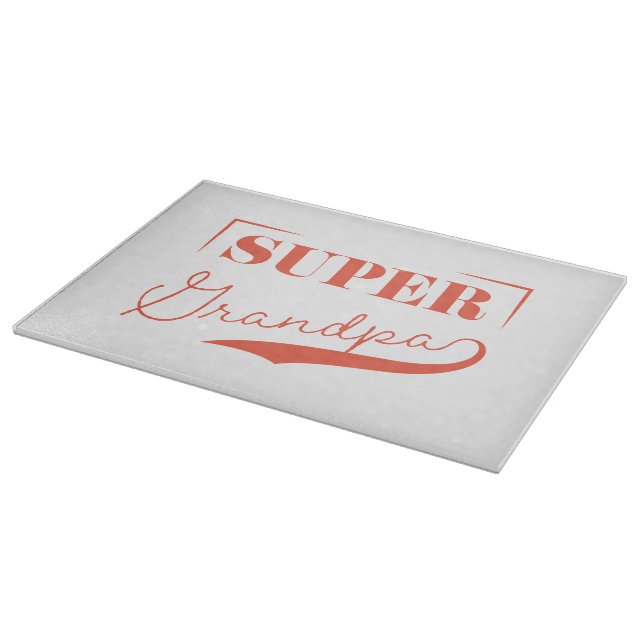 Super Grandpa Cutting Board (Corner)