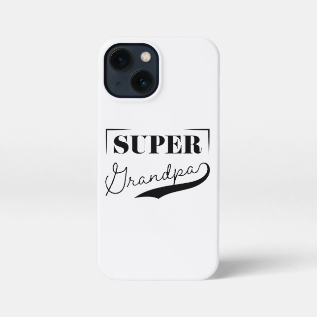 Super Grandpa iPhone Case (Back)