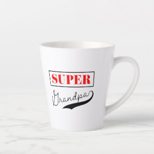 Super Grandpa Latte Mug
