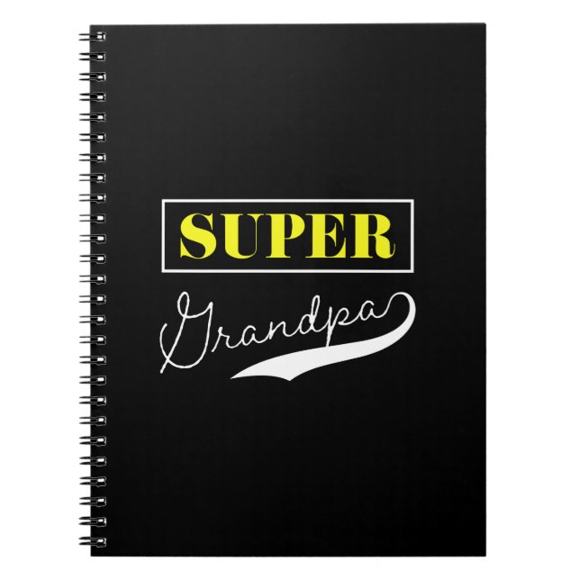 Super Grandpa Notebook (Front)