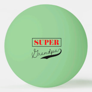 Super Grandpa Ping Pong Ball