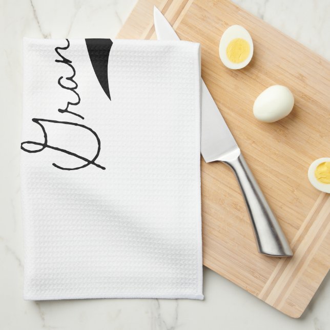 Super Grandpa Tea Towel (Quarter Fold)