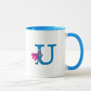 Super Grover Monogram U Mug