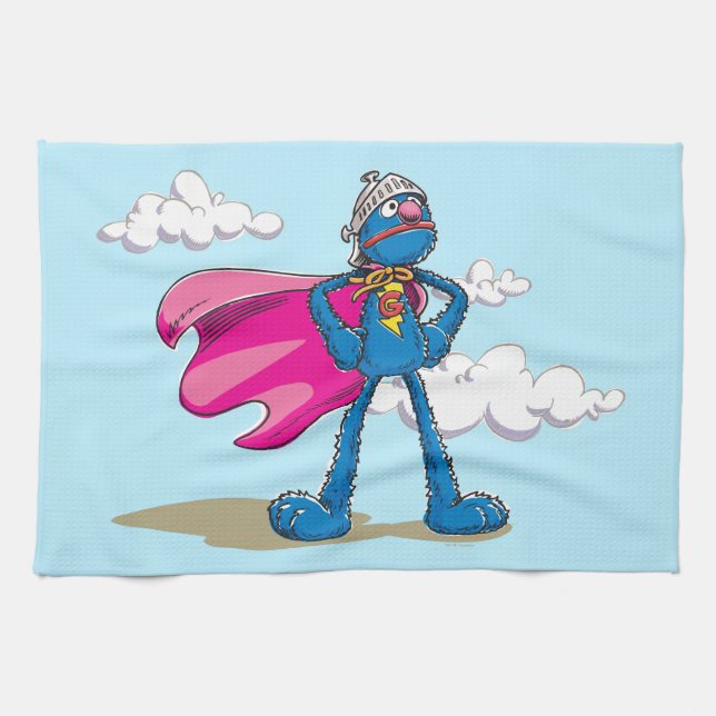 Super Grover Tea Towel (Horizontal)
