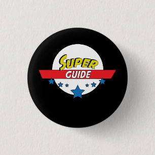 Super guide, #guide 3 cm round badge