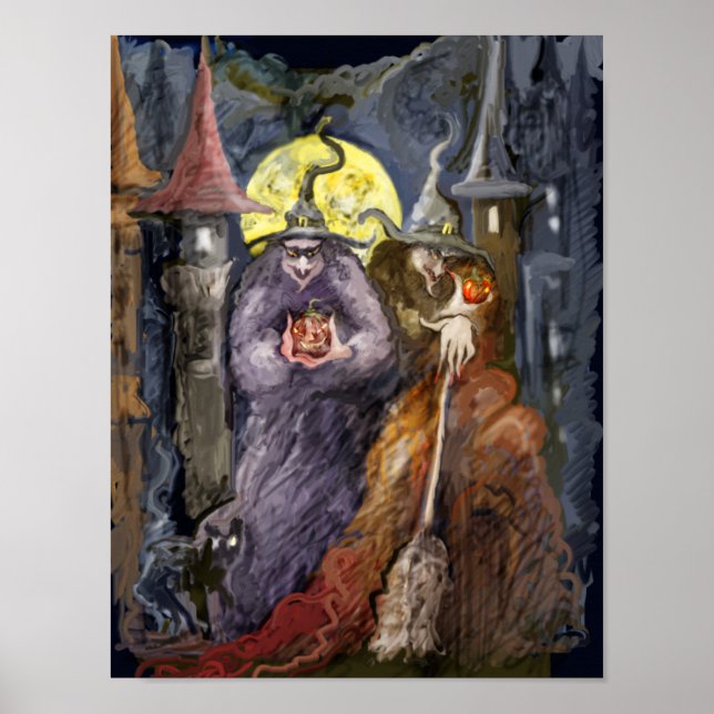 * Super halloween witchs * Poster (Front)