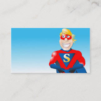 Super Hero Business Card- Horizontal2 Business Card