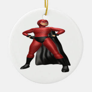 Super Hero Ceramic Tree Decoration