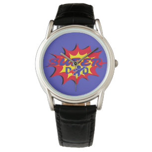 Super Hero Dad Comic Book Father's Day  Watch