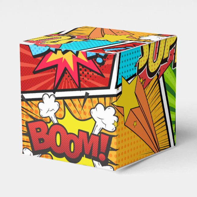 super hero  favour box (Front Side)