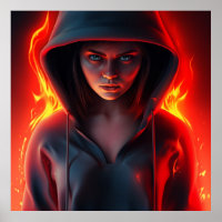 Super Hero Girl Poster