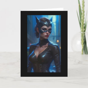 Super Hero Goddess Greeting Card Thank You Card