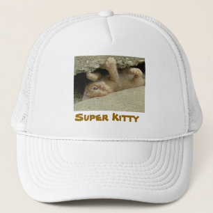 Super Hero Kitty Cat Humour Trucker Hat