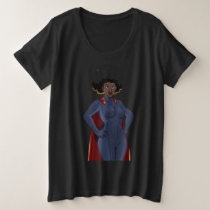 Super Hero Lady Plus Size T-Shirt