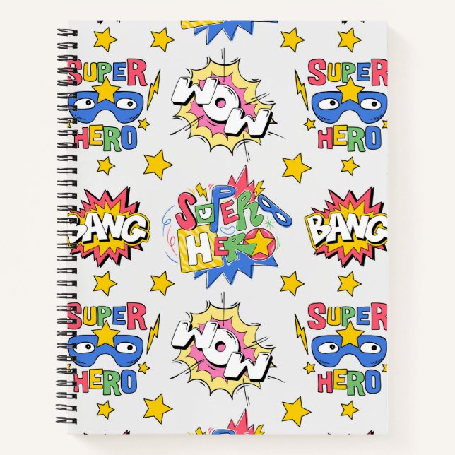 Super Hero Notebook (Front)