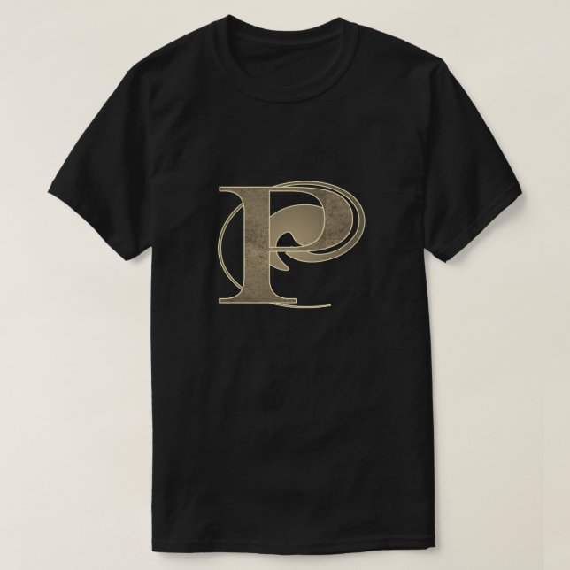 Super Hero "P" Insignia T-Shirt (Design Front)