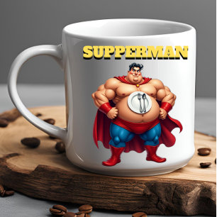 Super Hero SUPPERMAN Funny Office Gift Coffee Mug