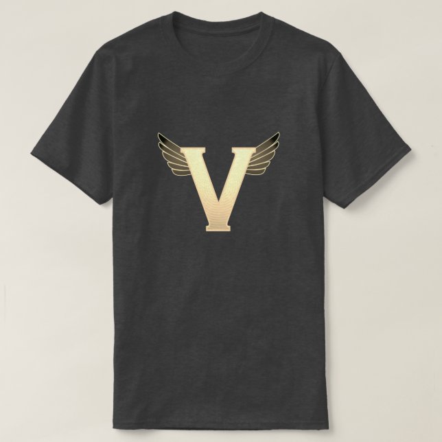 Super Hero "V" Insignia T-Shirt (Design Front)