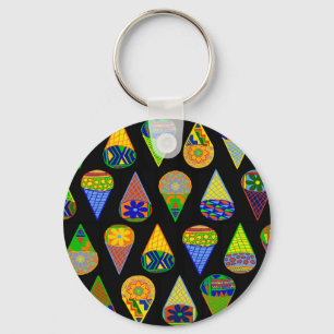 Super Heroes Ice Cream Cones Key Ring
