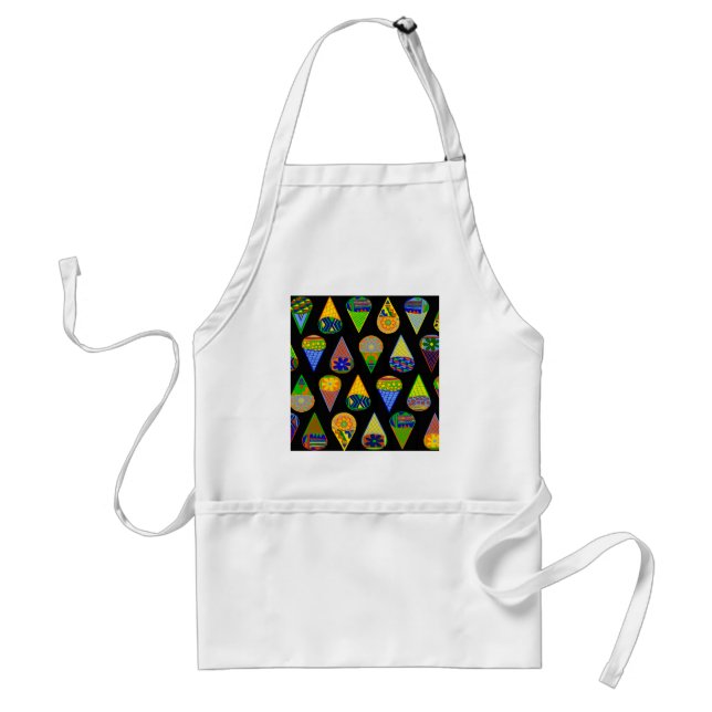 Super Heroes Ice Cream Cones Standard Apron (Front)