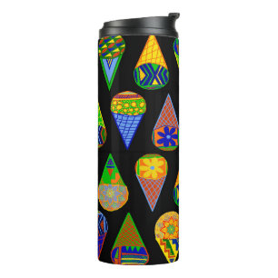 Super Heroes Ice Cream Cones Thermal Tumbler