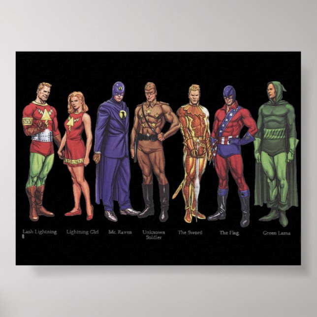 SUPER HEROES  POSTER (Front)