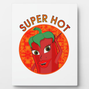 Super Hot Pepper Diva Plaque