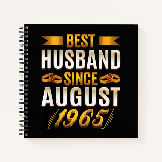 Super Husband Funny Anniversary Wife Notebook (Front)