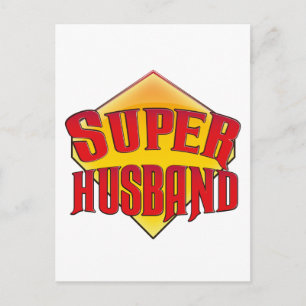 Super Husband Postcard
