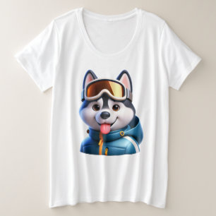 Super Husky Adventurer Plus Size T-Shirt