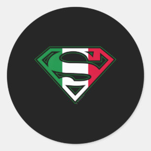 Super Italian Shield Classic Round Sticker