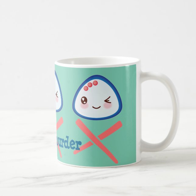 Super Kawaii Musubi Murder Mug (Right)