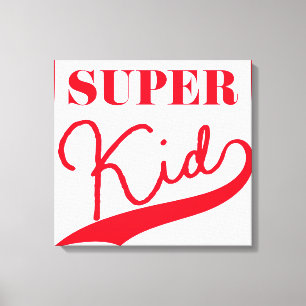 Super Kid Canvas Print