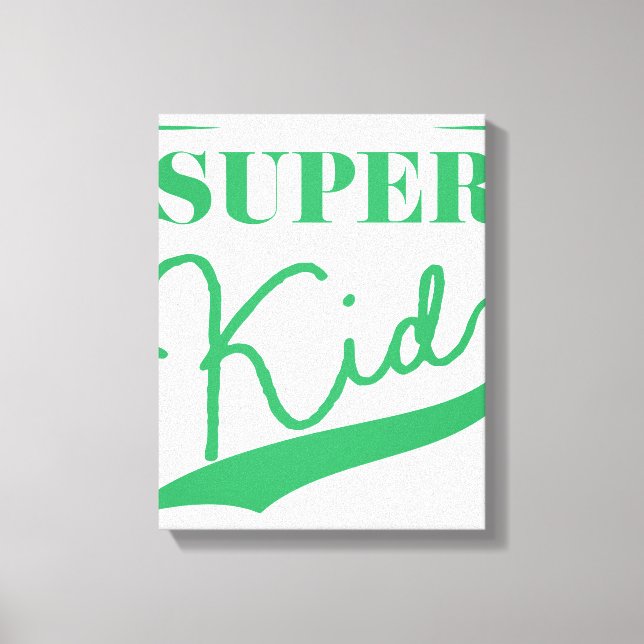 Super Kid Canvas Print (Front)
