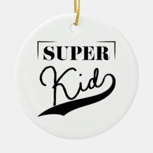 Super Kid Ceramic Tree Decoration