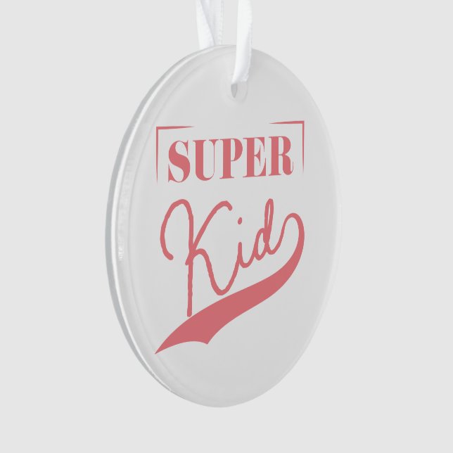 Super Kid Ornament (Front)