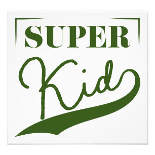 Super Kid Photo Print