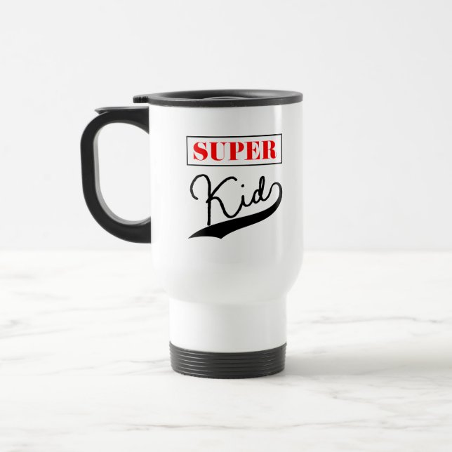 Super Kid  Travel Mug (Left)