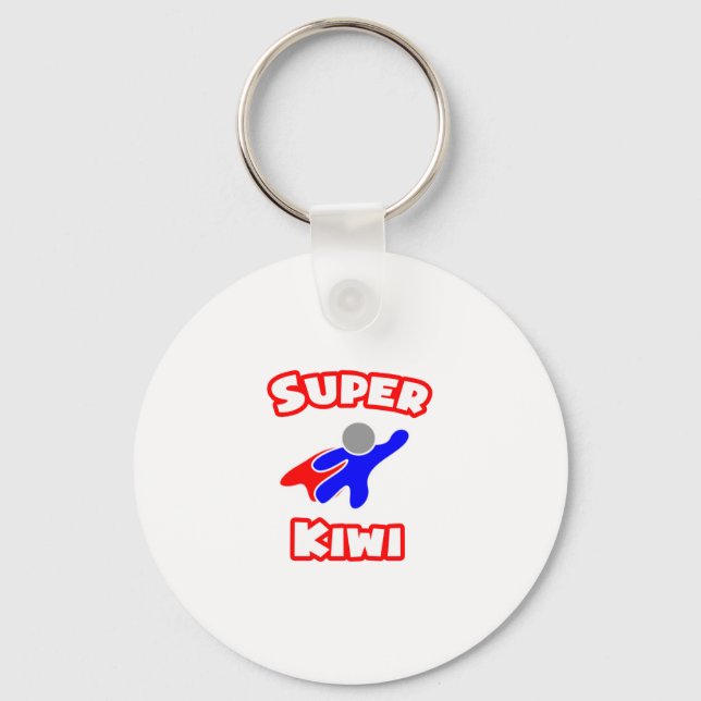 Super Kiwi Key Ring (Front)