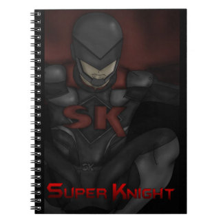 Super Knight Notebook! Spiral Notebook