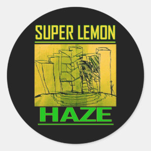 SUPER LEMON HAZE CLASSIC ROUND STICKER