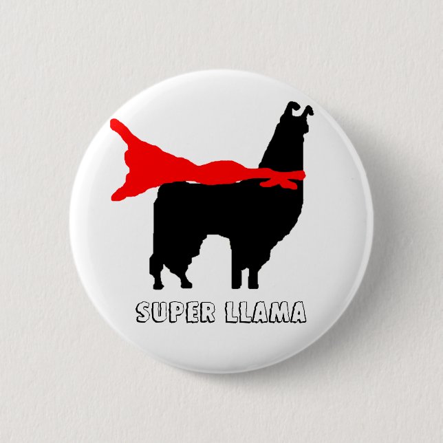 Super Llama Button (Front)