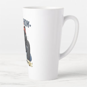 Super Mama Black Cat – Mother’s Day Shirt Latte Mug