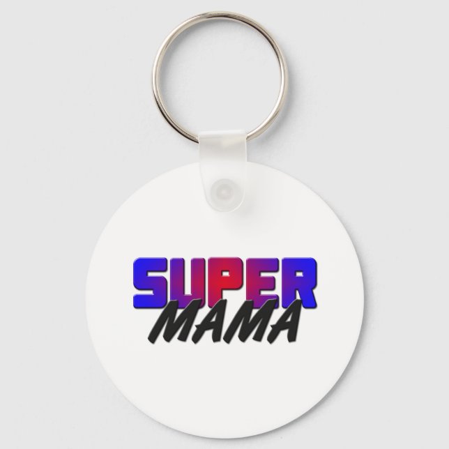 Super Mama Key Ring (Front)